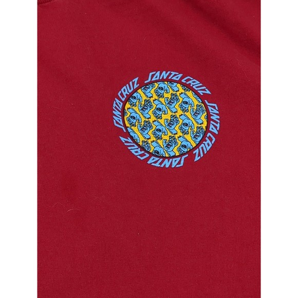 Vintage Santa Cruz Skateboards Screaming Hand Shirt Long Sleeve Men Small Y2K - Picture 4 of 9